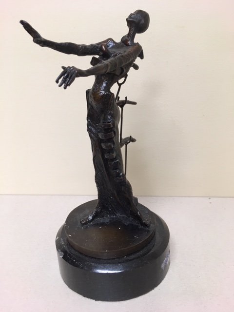 Salvador Dali Woman With Drawers Burning Giraffe Sculpture Statue