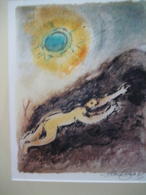 Marc Chagall Signed From The Odyssey Suite COA (1 of 1)