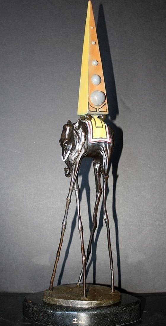 S DALI SPACE ELEPHANT BRONZE THE TEMPTATION ST ANTHONY (1 of 1)