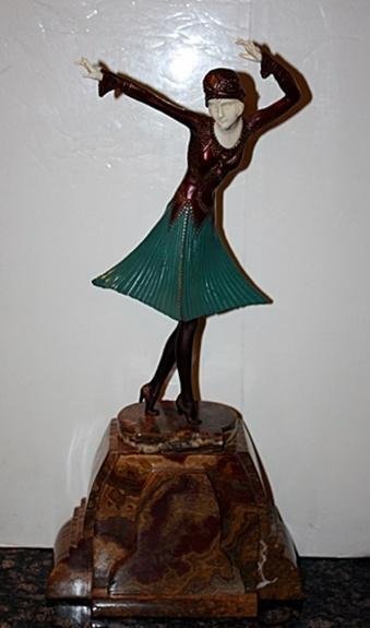 Exquisite Signed D Chiparus Bronze - Miro (1 of 1)