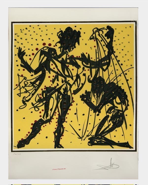 S Dali Lithographe, From The Knights Of The Round Table (1 of 3)