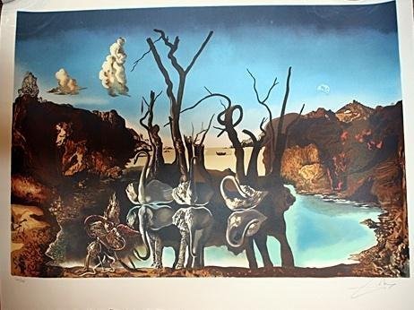 Exquisite Dali Handsigned & Numbered Lithograph framed (1 of 1)