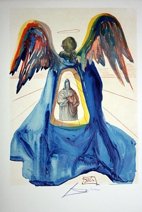 Extrememly Rare Original Salvador Dali Woodblock Signed (1 of 1)