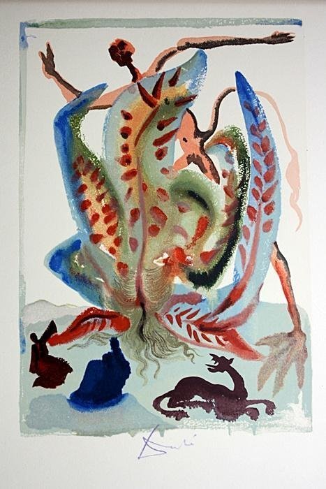 Exquisite Original Salvador Dali Woodblock Signed (1 of 1)