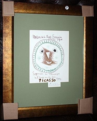 Exquisite Pencil Signed Picasso Original Lithograph (1 of 2)