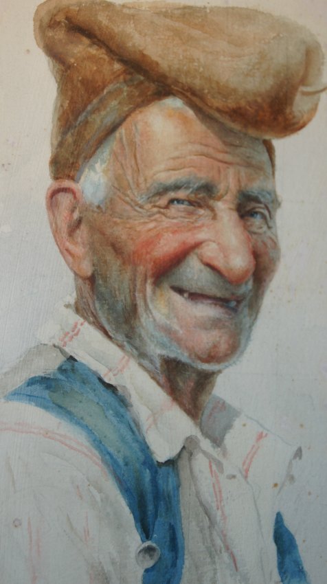 Angelo MARIANI 1815-1855 ITALIAN FISHERMAN: Angelo MARIANI 1815-1855. ITALIAN. PORTRAIT OF NEAPOLITAN FISHERMAN. Watercolour, framed, glazed. Signed lower left. MEASURES: 28.5 x 19 CM UNFRAMED, 41 X 31 CM FRAMED. WORLDWIDE SHIPPING - 50 EUR