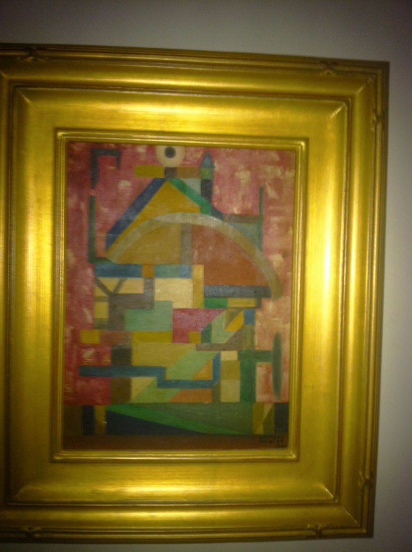 Carlos Merida Oil on Board 1968: It is untitled 8" x 11" signed and dated