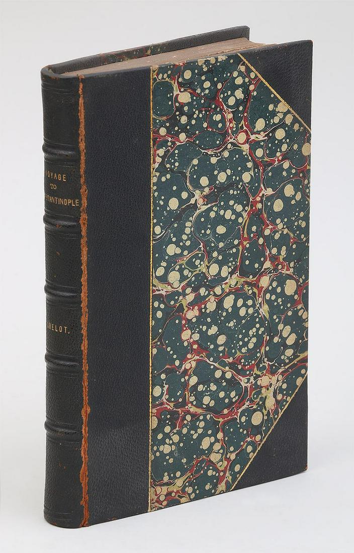 'A Late Voyage to Constantinople,'': ''A Late Voyage to Constantinople,'' trans., by J. Phillips, 1683, London: John Playford and are to be sold by Henry Bonwicke, including (14) plates with (8) folding, title page stamped ''Geo. R. Brus