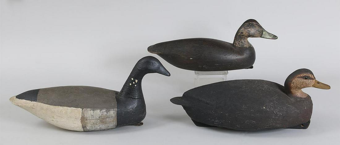 Group of (3) decoys (1 of 9)