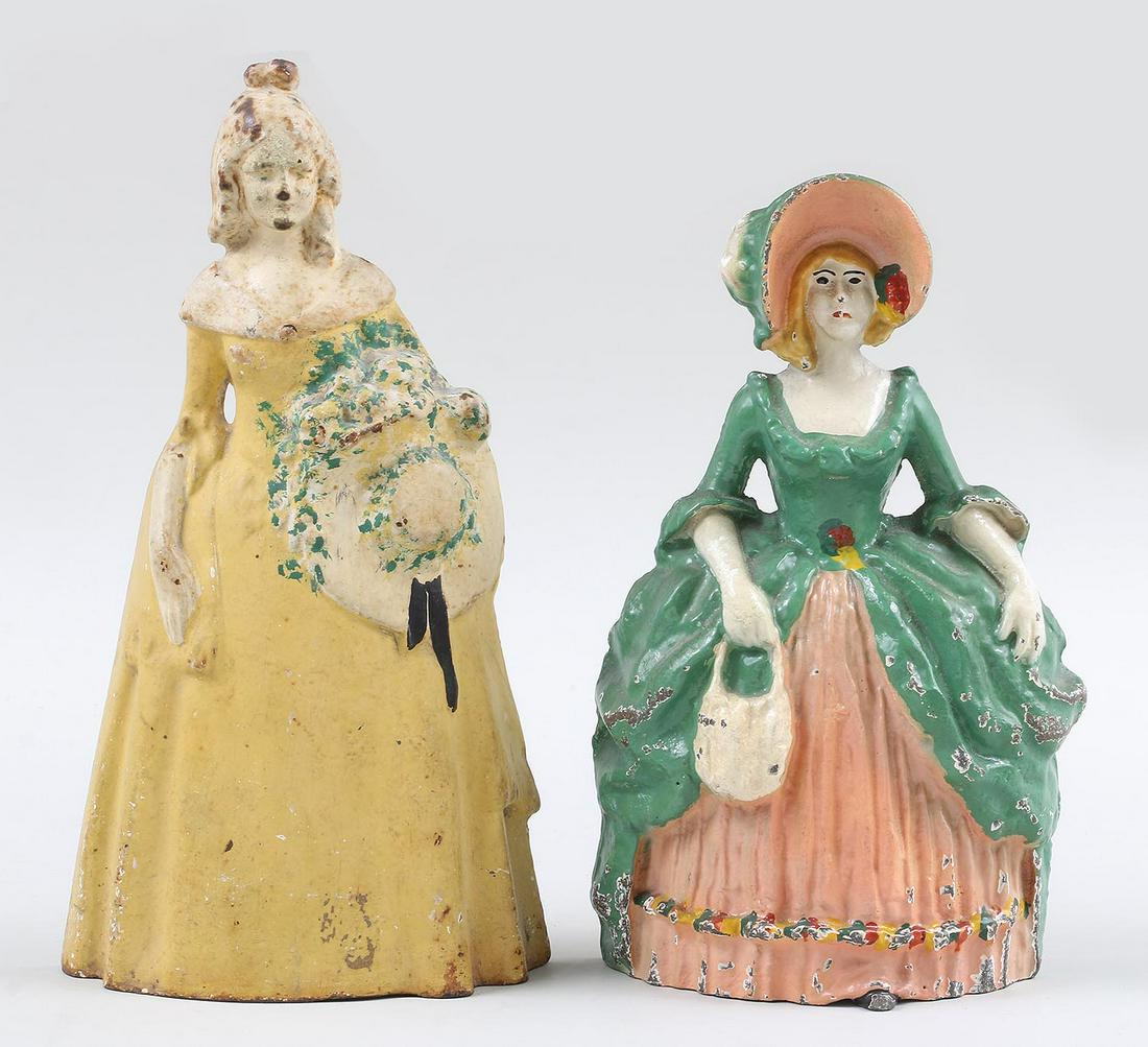 Group of (2) cast iron doorstops (1 of 7)