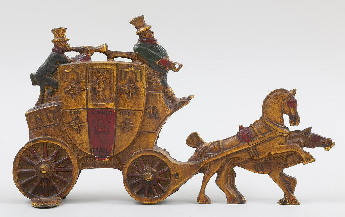 Cast iron Royal London Mail Stagecoach (1 of 7)