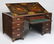 Mahogany campaign style drafting desk