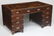 Mahogany campaign style drafting desk - 4