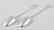 Assembled pair of 19C English sterling stuffing spoons - 3
