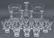 Group of (26) Baccarat glass items