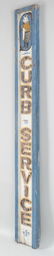 'Curb Service'' double sided pork store sign - 2