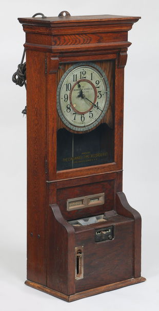 The Cincinnati Time Recorder Co Time Clock Nov 23 2019 D G W Auctioneers Inc In Ca