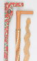 Group of (3) carved wood Folk Art canes - 2