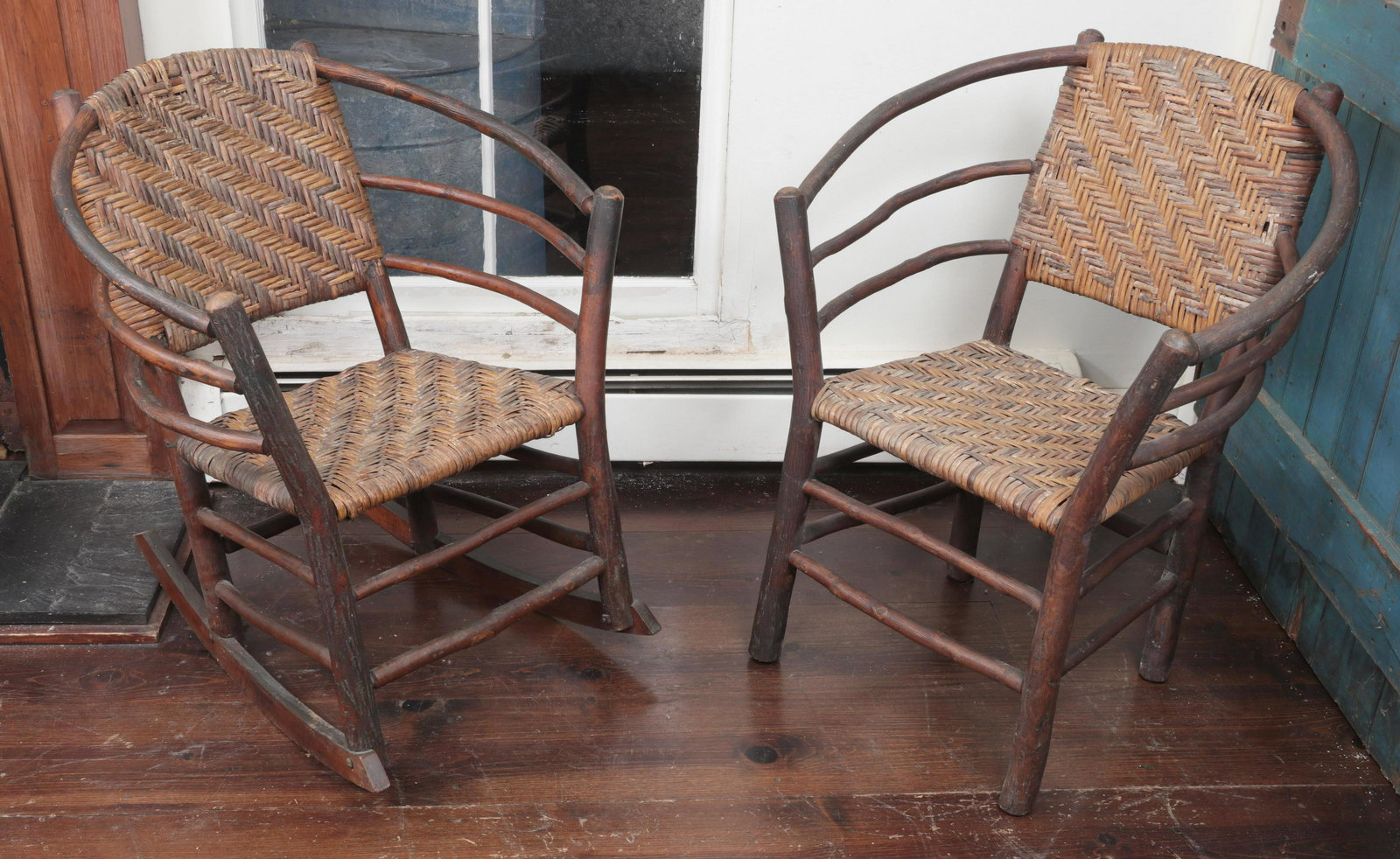 Group of (2) Old Hickory chairs (1 of 6)