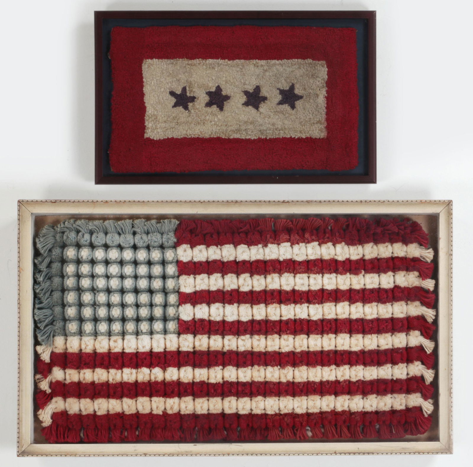 Group of (2) 20th century Folk Art Americana textiles (1 of 8)