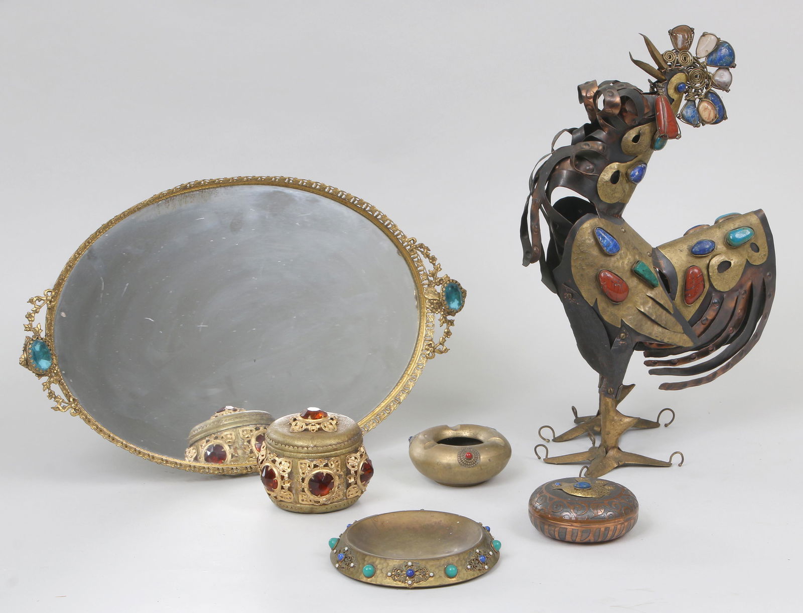 Group of (6) metal items (1 of 5)