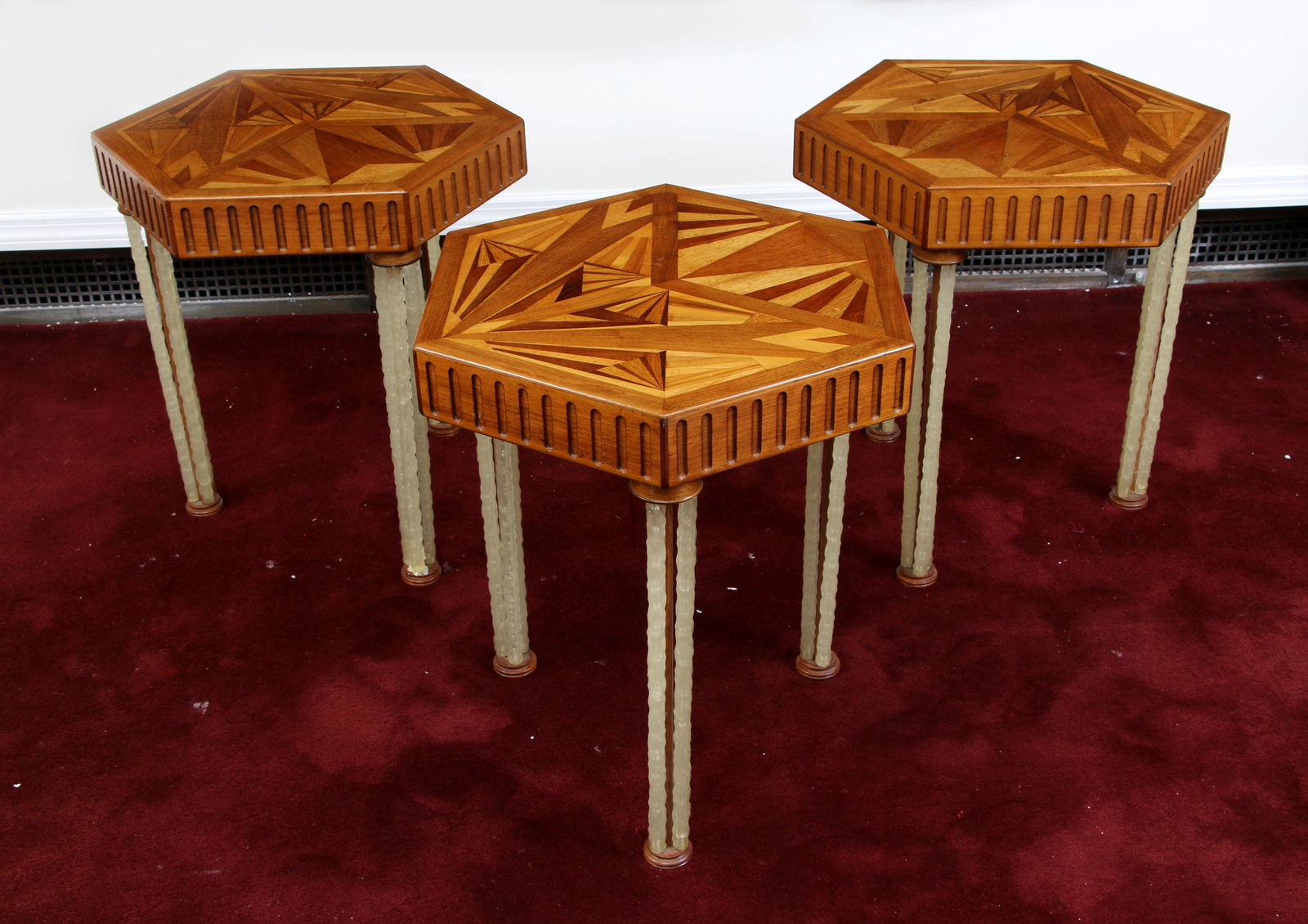 Set of early 20th century American side tables (1 of 11)