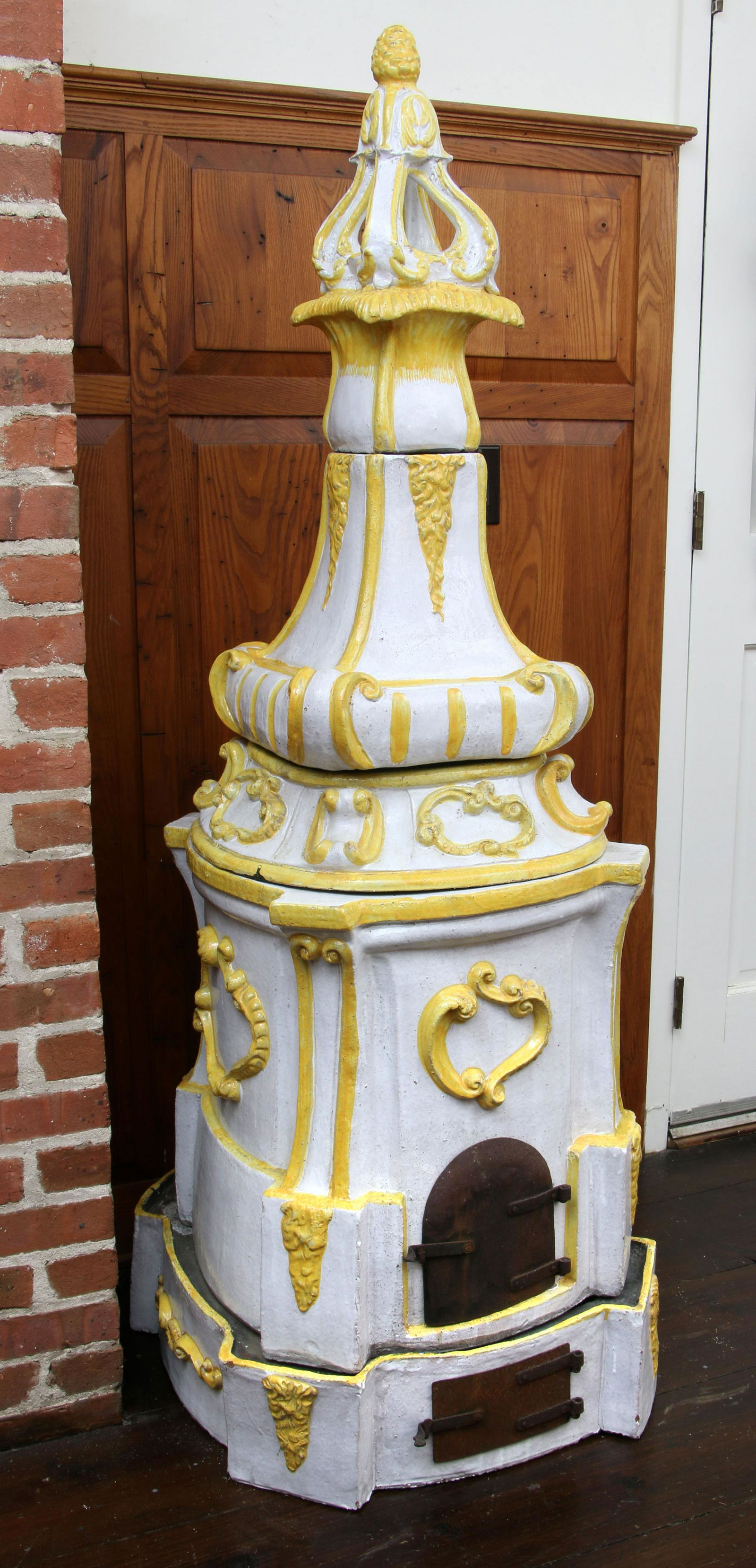 19th century Continental ceramic stove (1 of 8)
