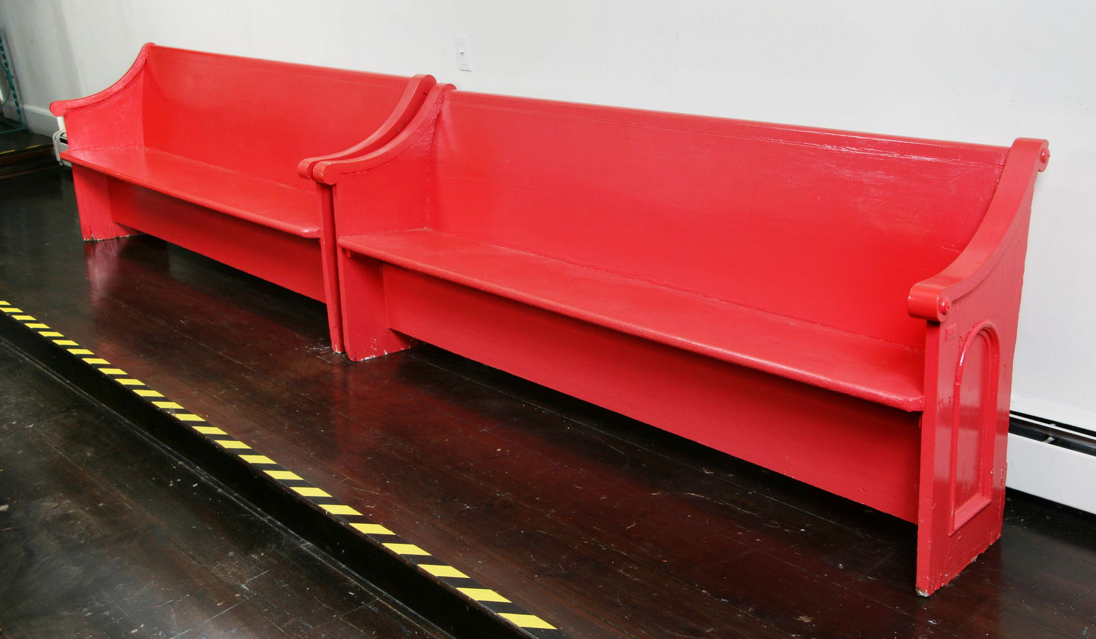 Pair of church pews (1 of 6)
