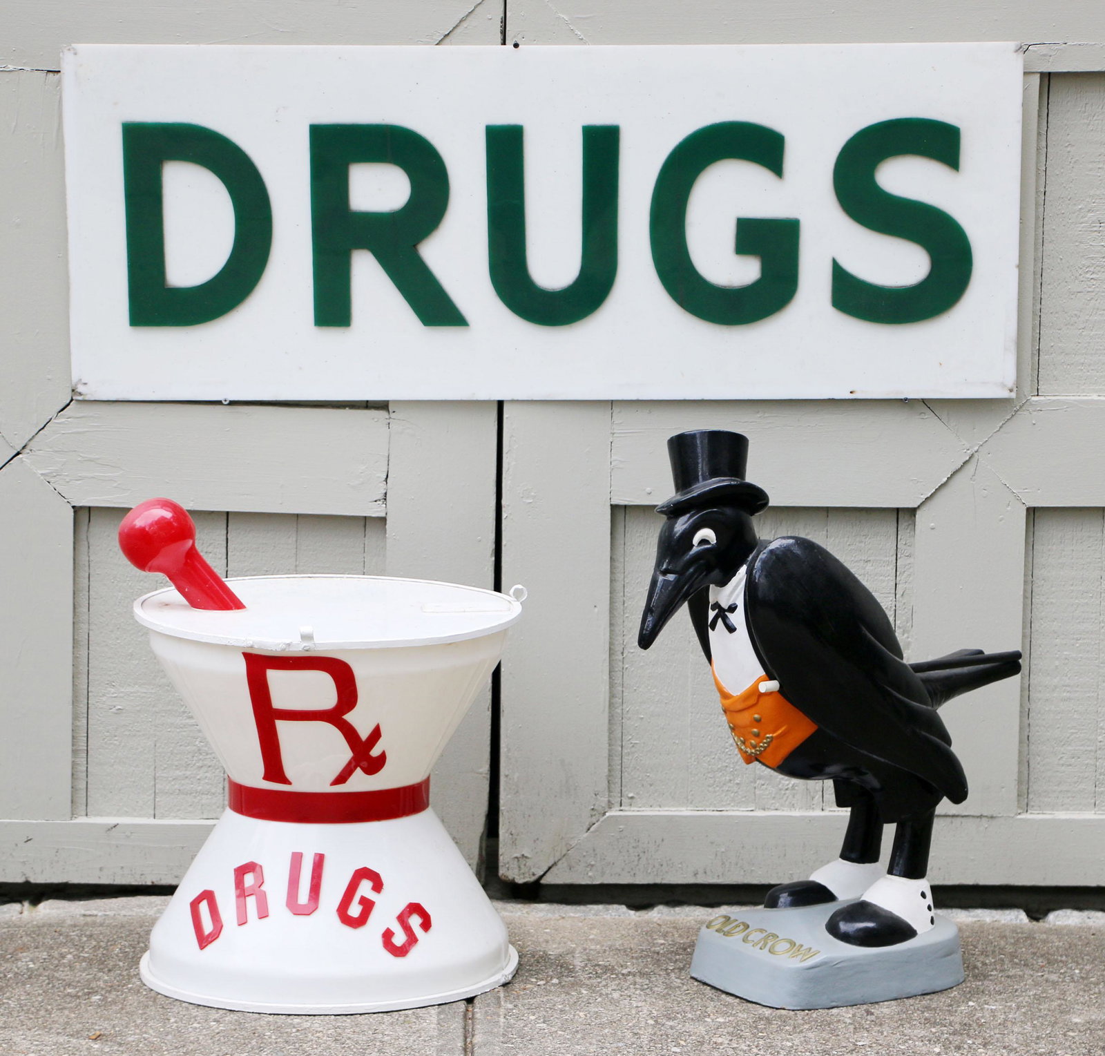 Group of (3) plastic advertising signs (1 of 8)