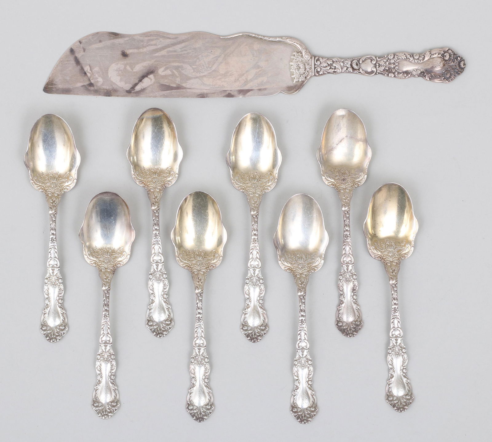 Gorham sterling silver ice cream service (1 of 6)