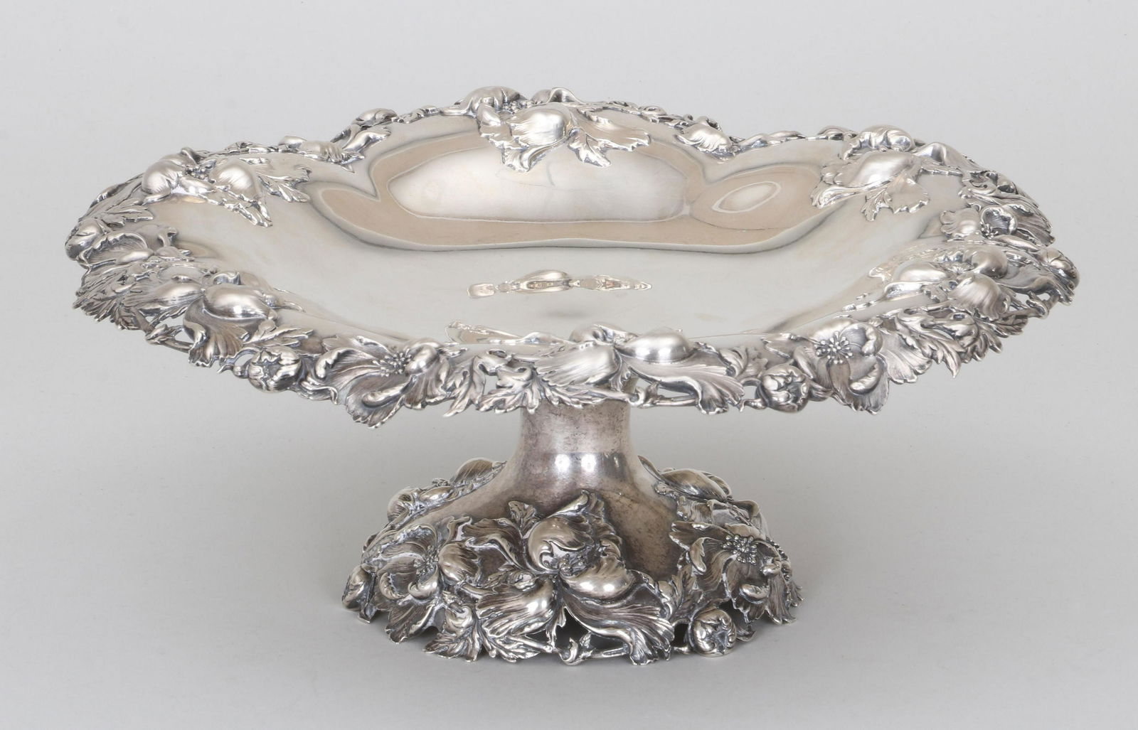 Sterling silver footed tazza (1 of 6)