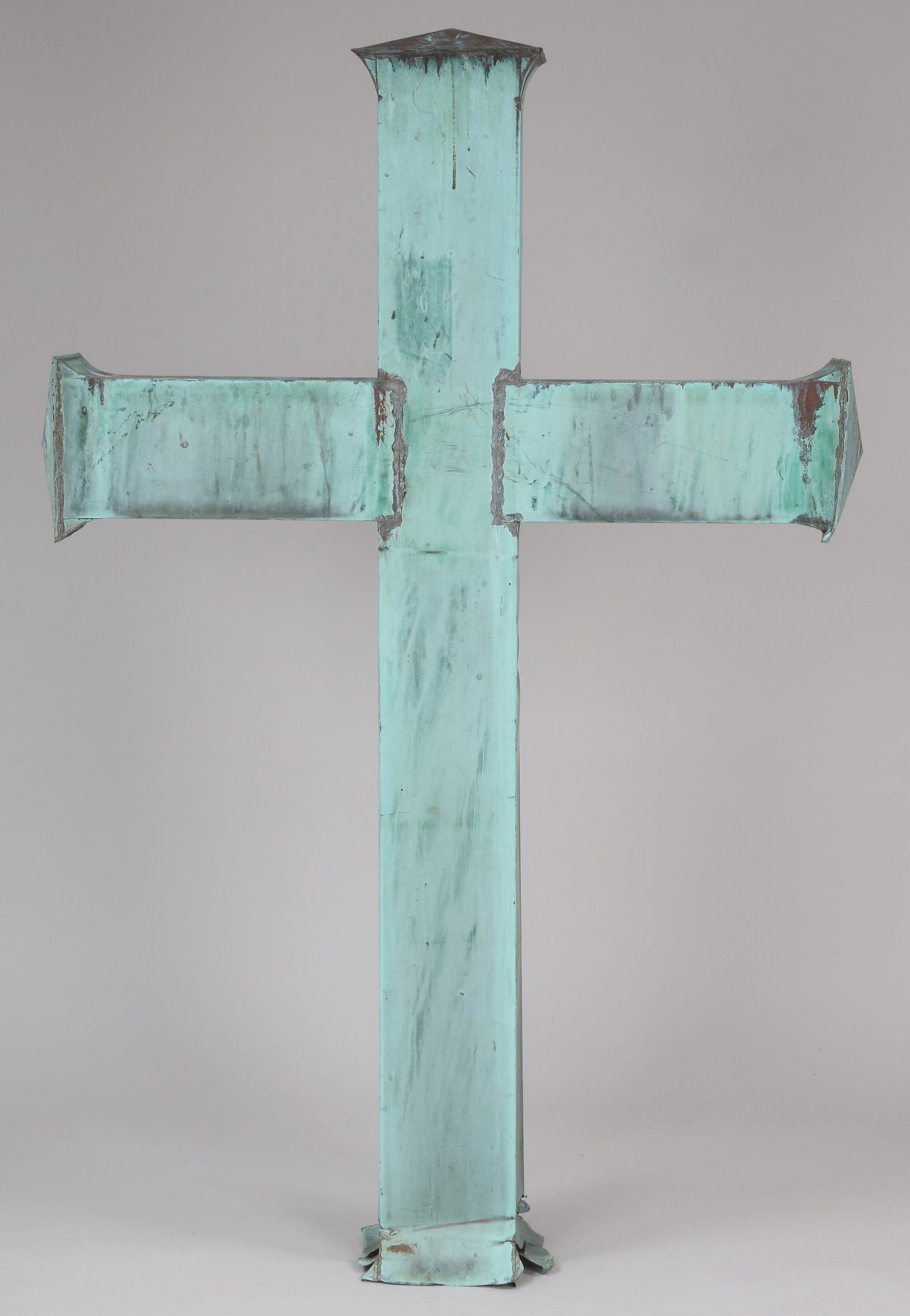 Large copper cross from church (1 of 7)