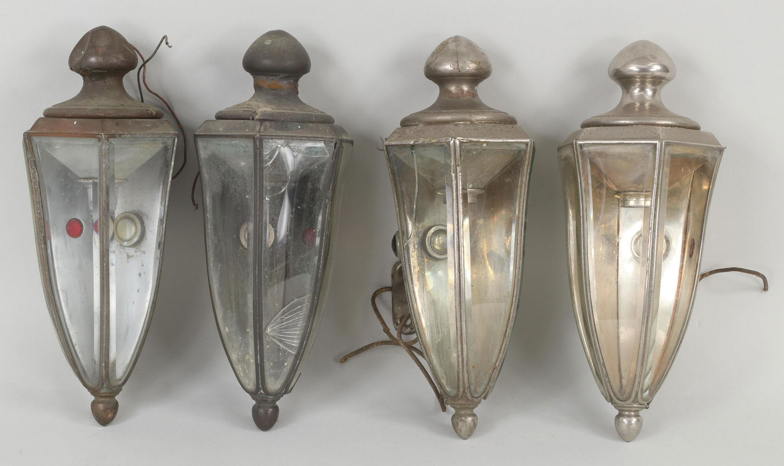 20th century chrome car lamps (1 of 9)