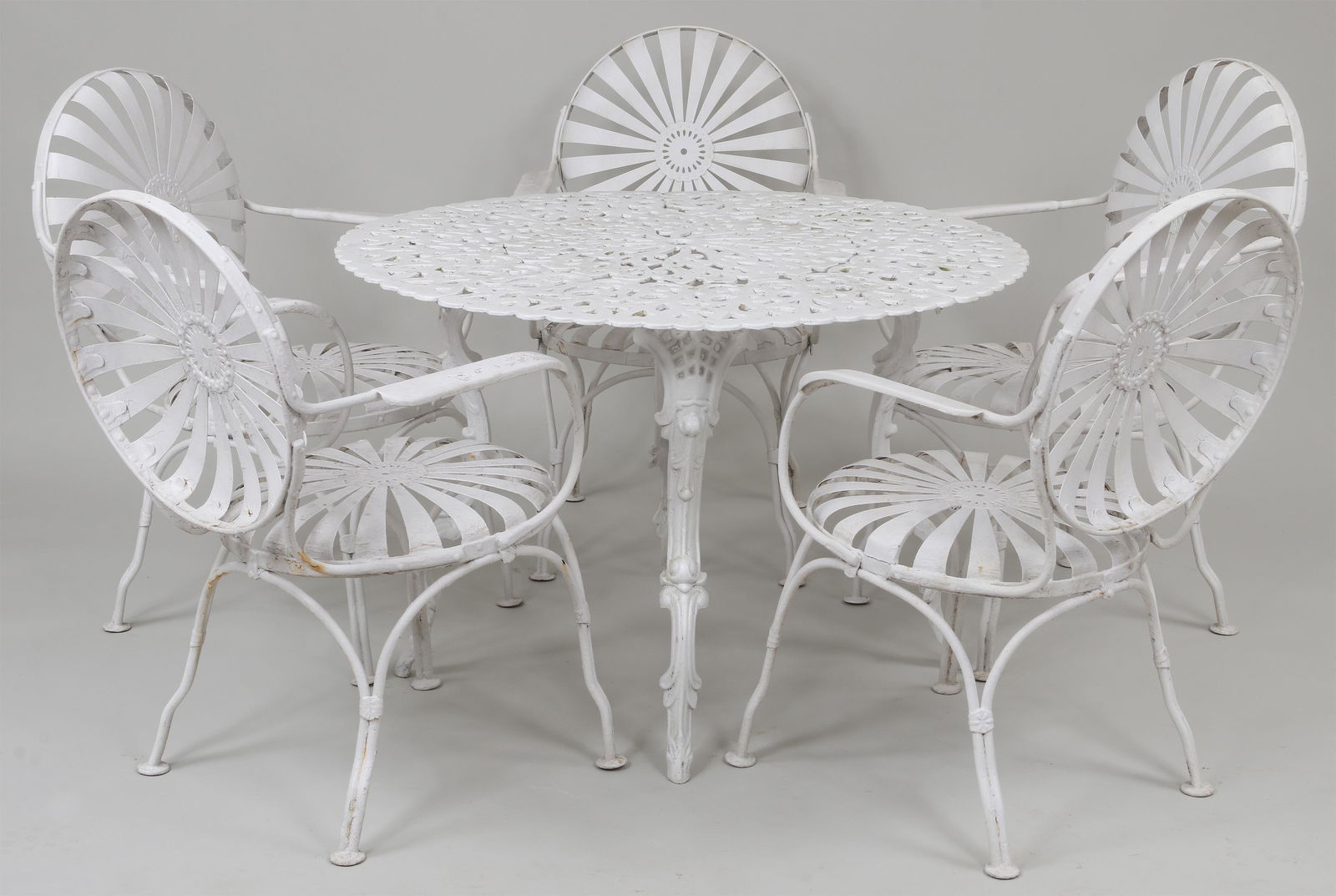 Six-piece assembled patio dining set (1 of 13)