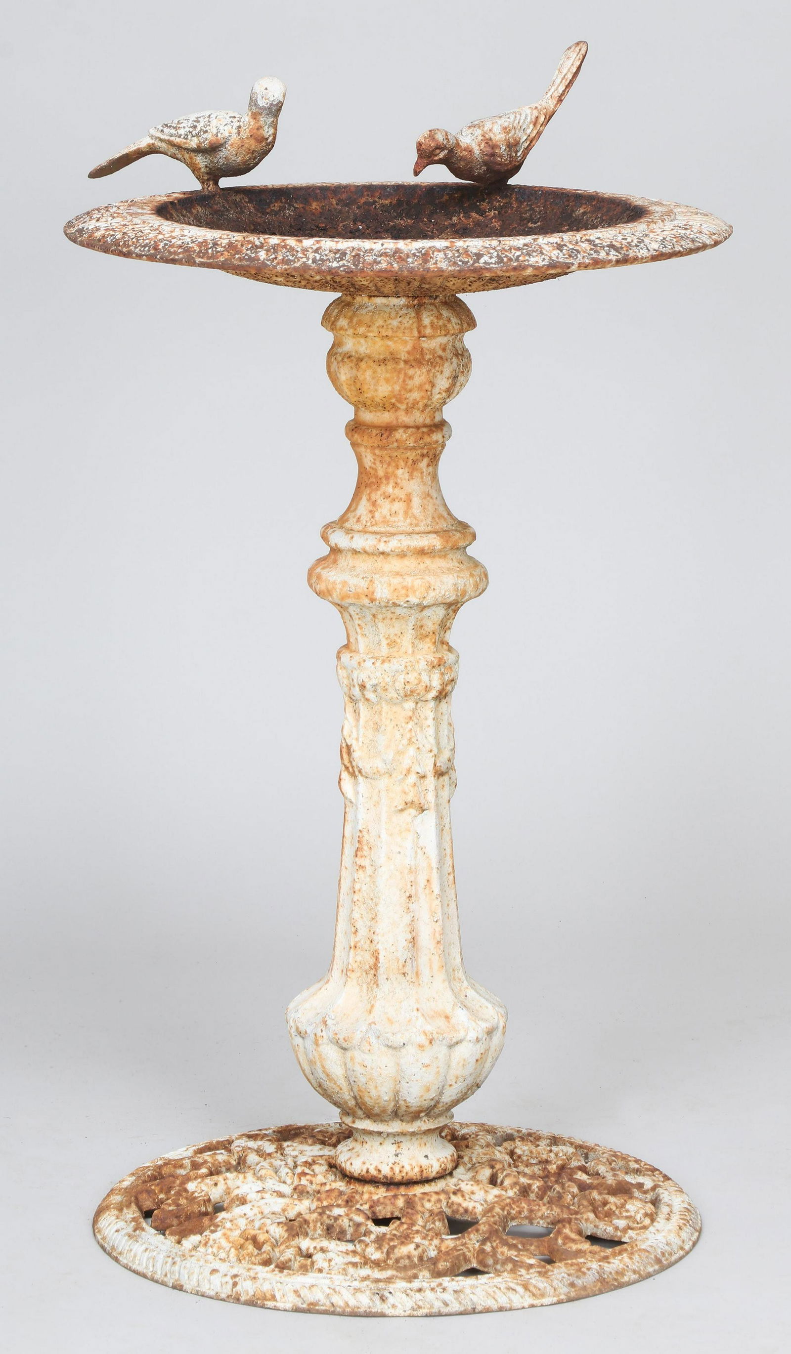 Cast iron bird bath (1 of 4)