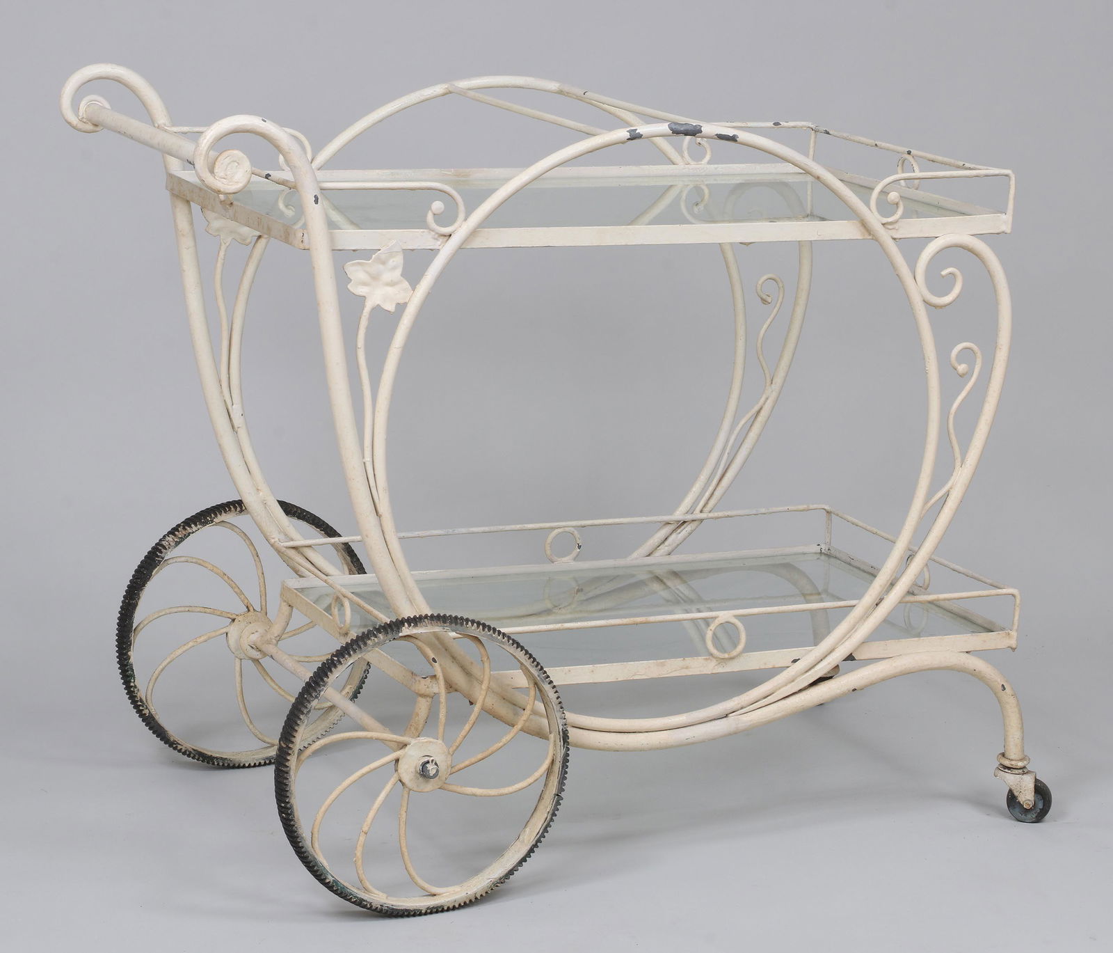 Salterini wrought iron bar cart (1 of 5)