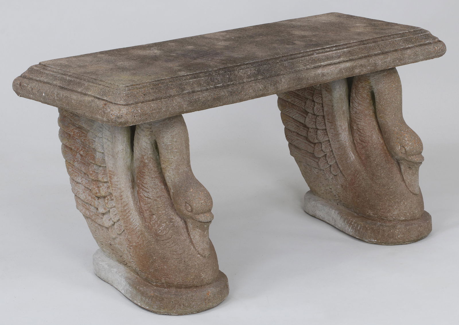 Cast stone garden bench (1 of 5)