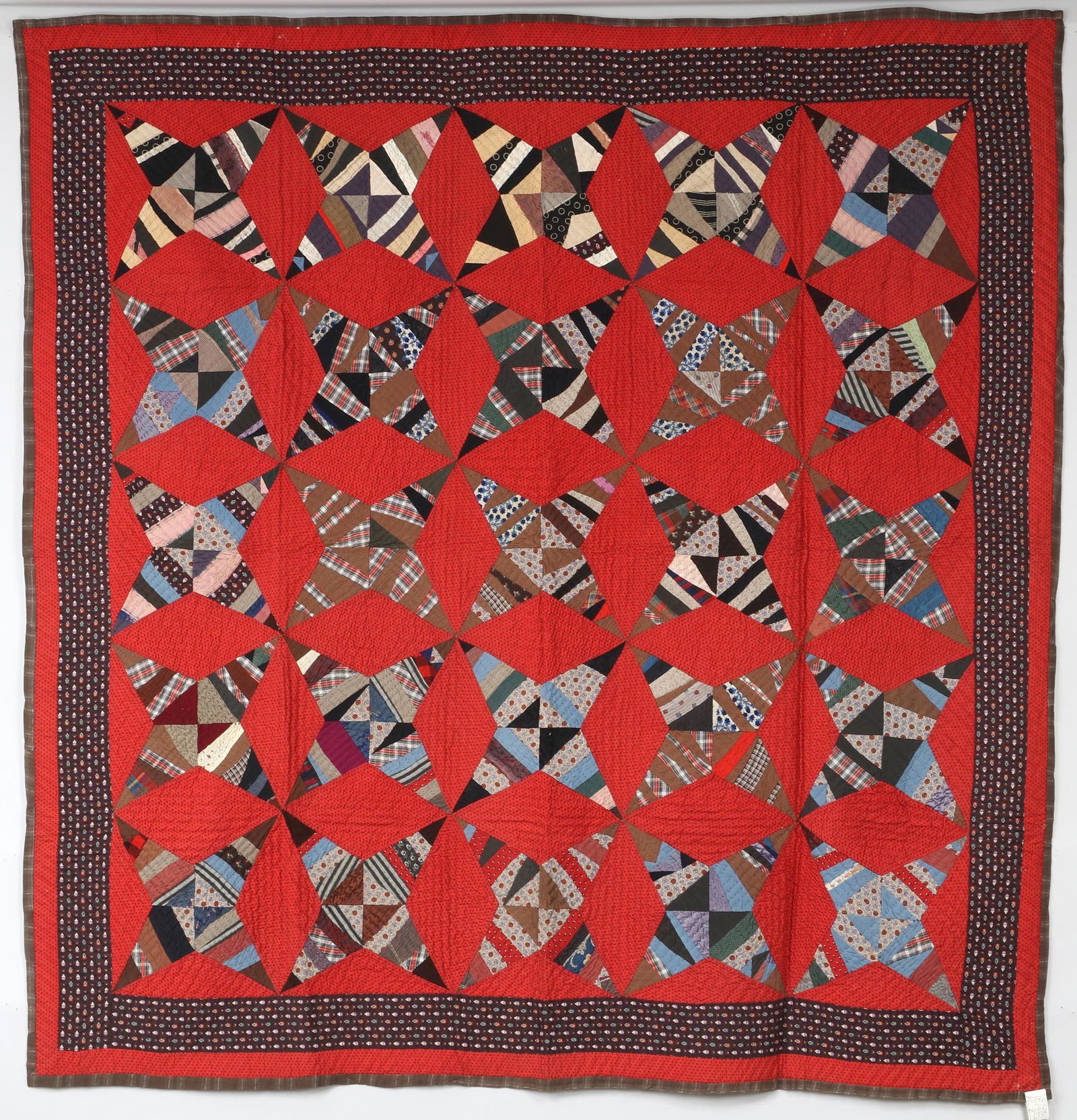 Four Point Star ''Kite'' or ''Rocky Road'' quilt (1 of 10)