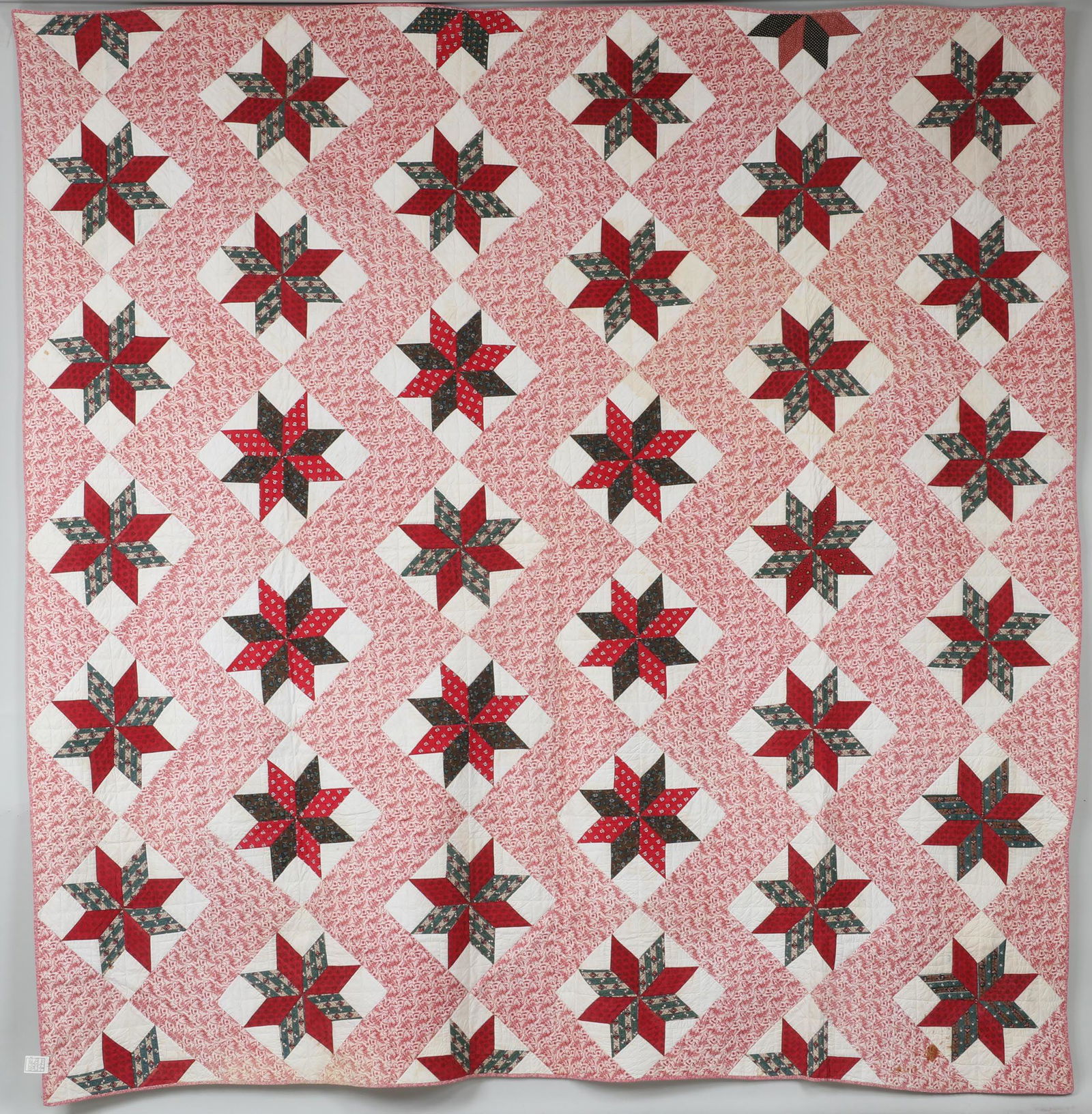 LeMoyne Stars pieced quilt (1 of 8)