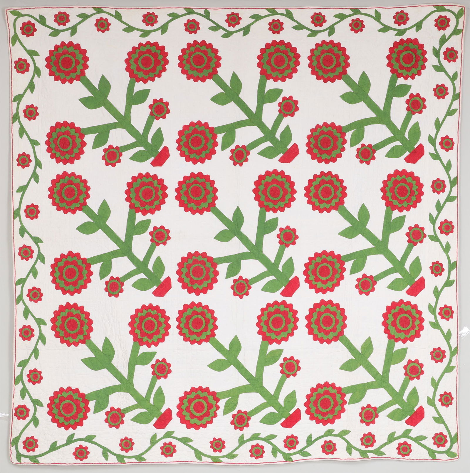 Triple Layered Blossoms applique quilt (1 of 7)