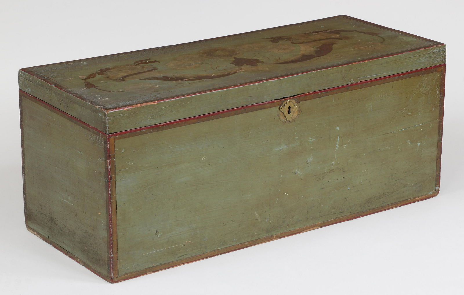 19th century American blanket chest (1 of 5)