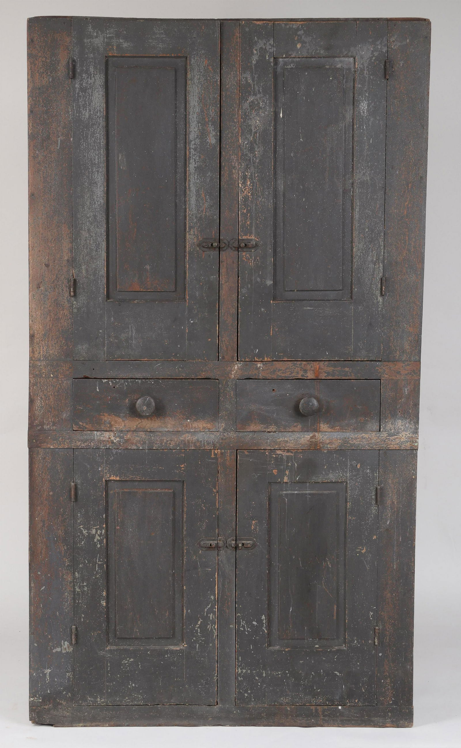 19th century American country cupboard (1 of 8)