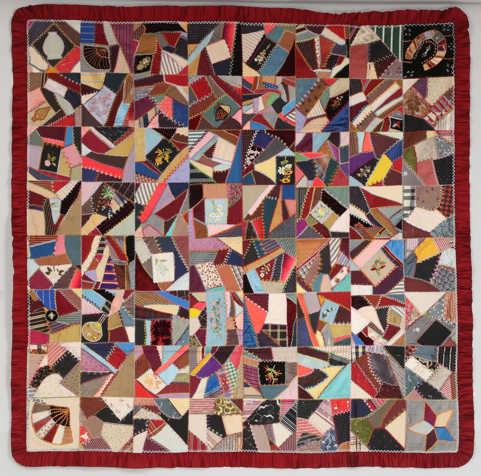 Organized Sampler Crazy quilt (1 of 9)