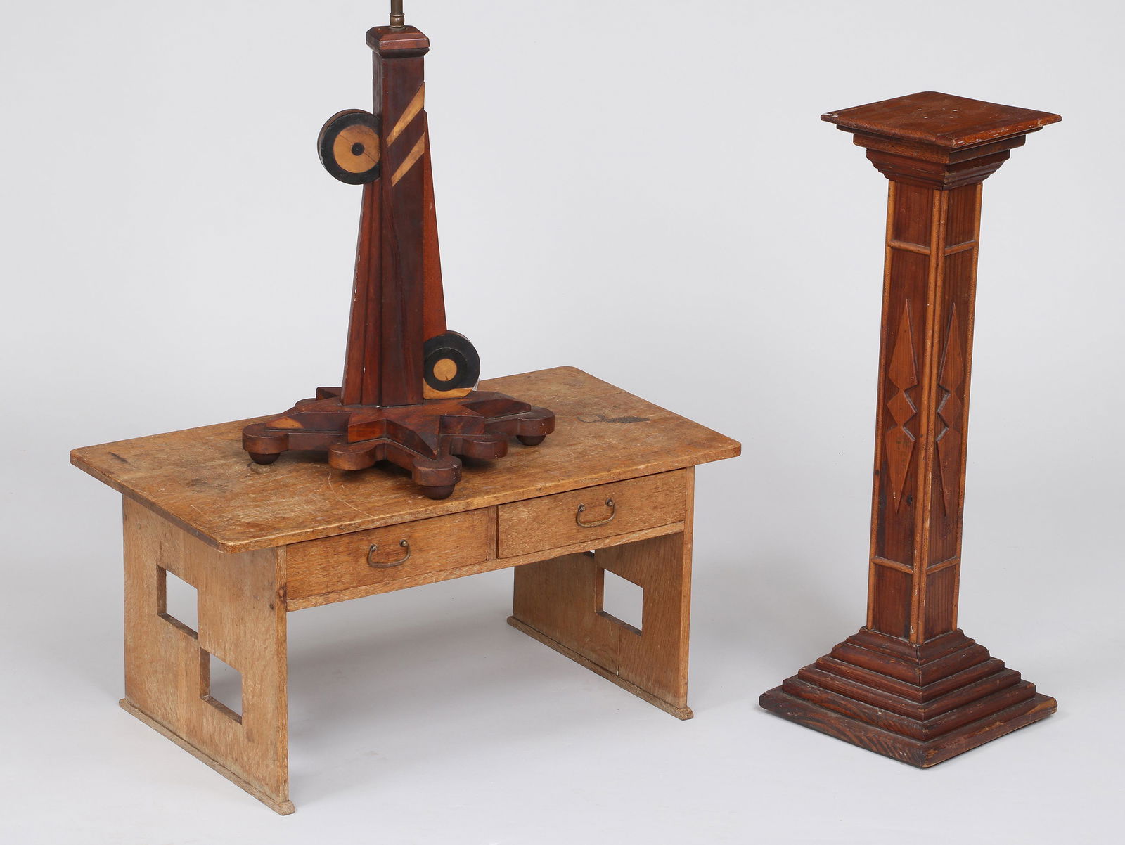 Group of (3) wood items (1 of 10)