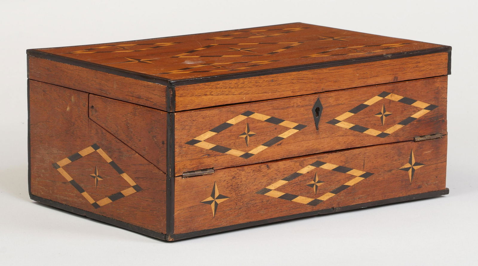 American Folk Art parquetry lap desk (1 of 10)