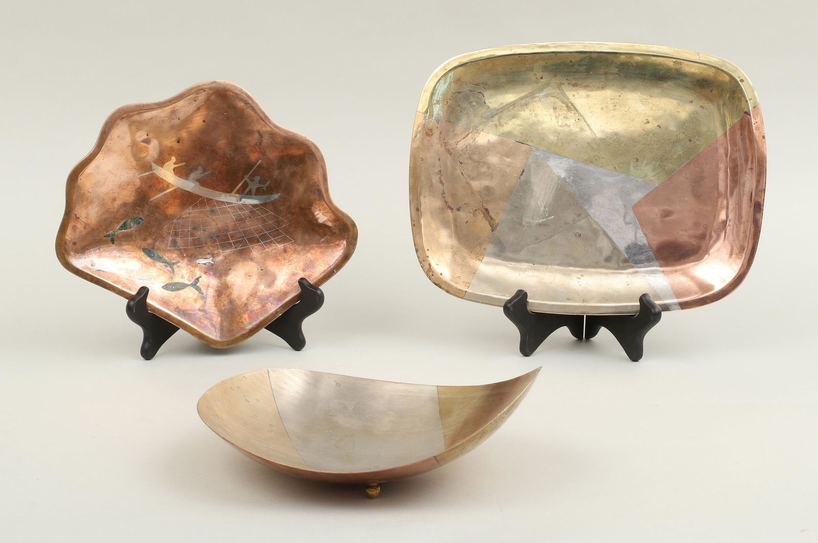 Mexican mixed metal serving pieces (1 of 9)