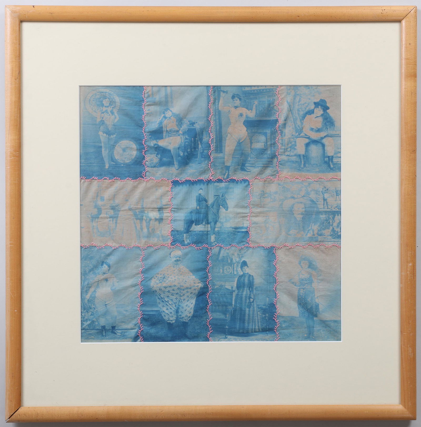 Cyanotype transfer quilt pillow case (1 of 9)