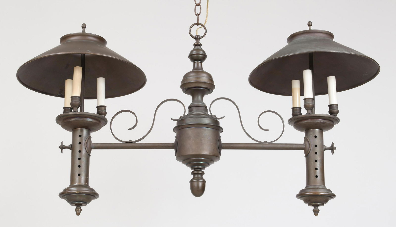 Brass pool hall light (1 of 8)