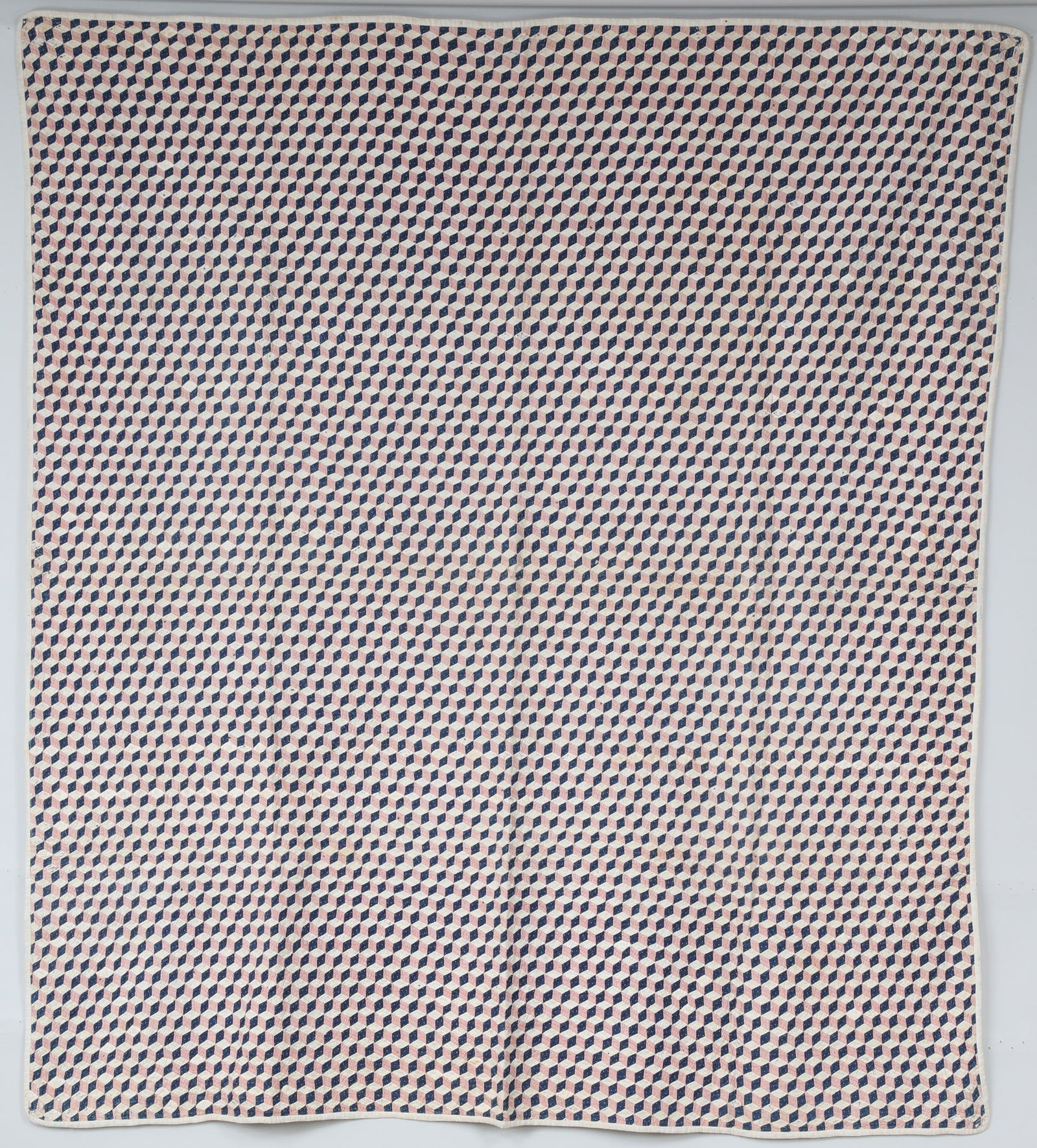 Patriotic Tumbling Blocks quilt (1 of 9)