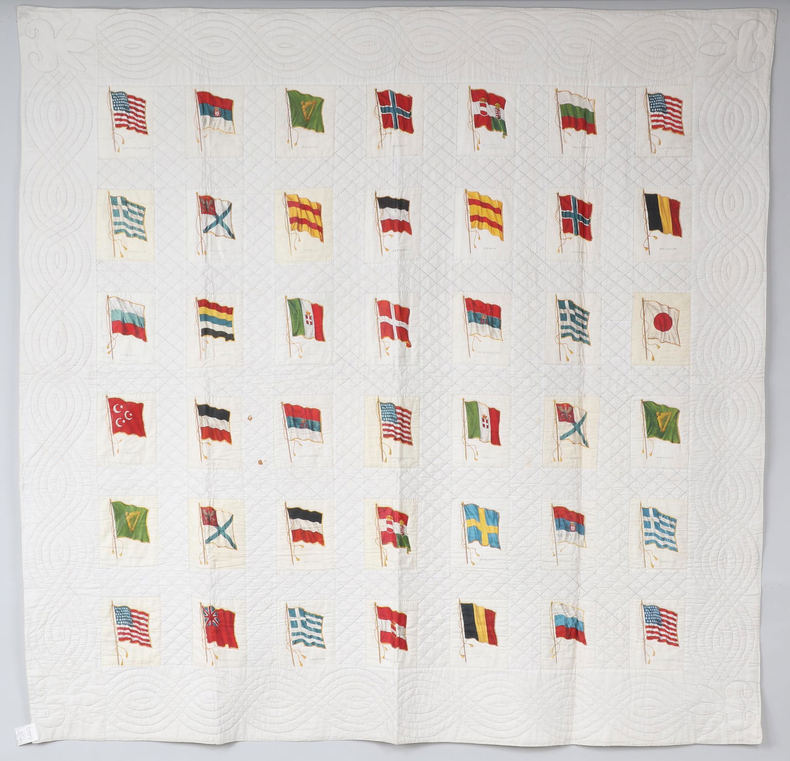 Cigar Silks Flags of the World quilt (1 of 8)
